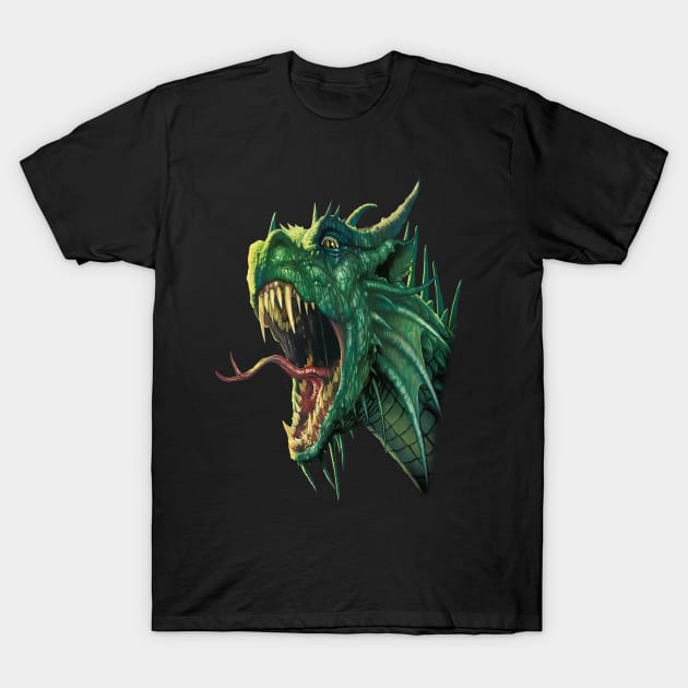 Jables Tencious D And The Pick Of Destiny Dragon Shirt T-Shirt by Lennon Black